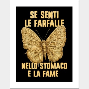 Butterfly Pasta Lover Posters and Art